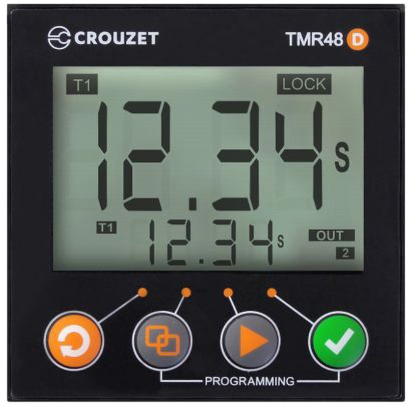 MDE1R0524U Crouzet 遅延リレー オンディレー パネル取付 CROUZET Syr-Lineシリーズ プラグイン AC/DC24V SPDT タイマ機能6 5A  1個 MDE1R0524U