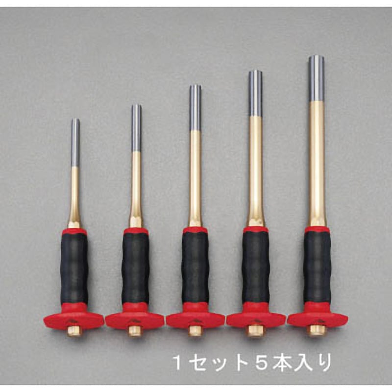 EA572DP 8.0-16mm/5本組 平行ピンポンチ(グリップ付) 1個 エスコ 【通販モノタロウ】