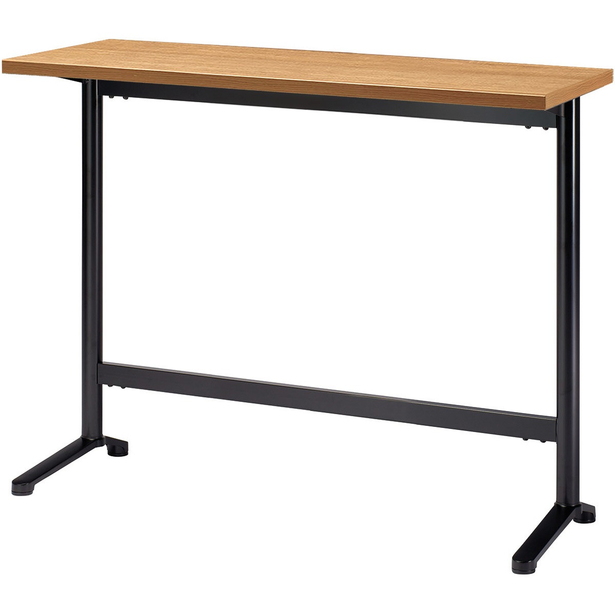 HD-B1245KH-TB ハイカウンターテーブル ニシキ工業 組立式タイプ ティンバー色 高さ1000mm幅1200mm奥行450mm  HD-B1245KH-TB