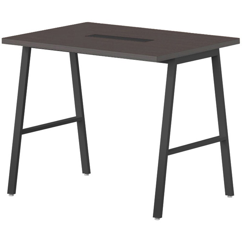 BSY-B1275HW-DW ハイテーブル ニシキ工業 組立式 ダークウッド色 高さ1000mm幅1200mm奥行750mm  BSY-B1275HW-DW