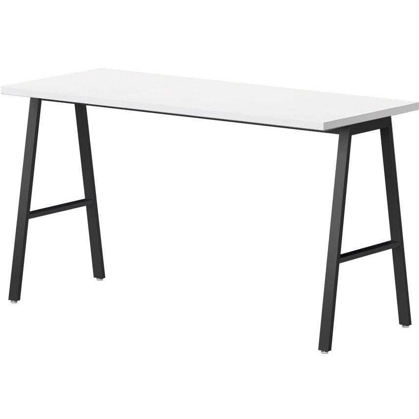 BSY-B1575H-OW ハイテーブル ニシキ工業 オフホワイト色 組立式 高さ1000mm幅1500mm奥行750mm  BSY-B1575H-OW