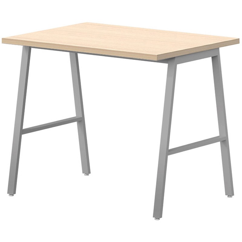 BSY-S1275H-LO ハイテーブル ニシキ工業 組立式 ライトオーク色 高さ1000mm幅1200mm奥行750mm  BSY-S1275H-LO