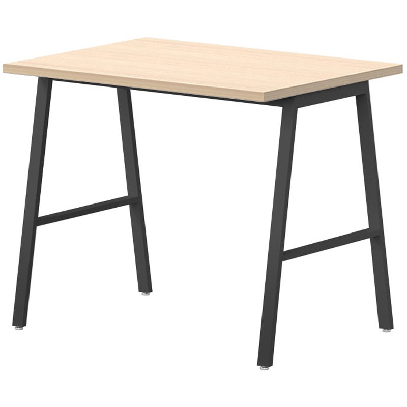 BSY-B1275H-LO ハイテーブル ニシキ工業 組立式 ライトオーク色 高さ1000mm幅1200mm奥行750mm  BSY-B1275H-LO