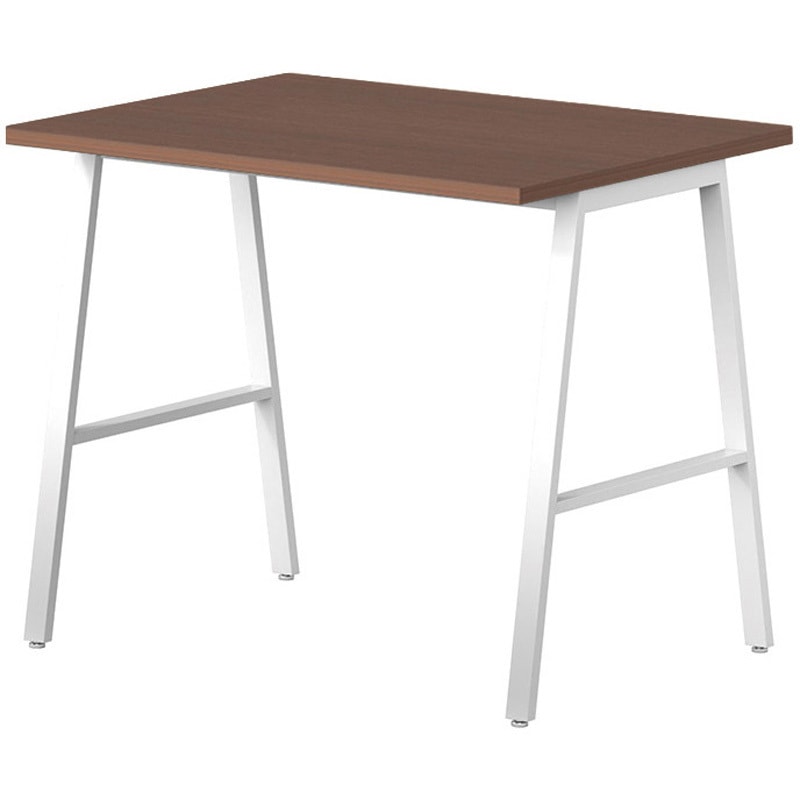 BSY-H1275H-WN ハイテーブル ニシキ工業 組立式 ウォールナット色 高さ1000mm幅1200mm奥行750mm  BSY-H1275H-WN