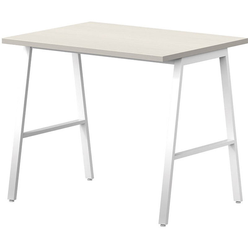 BSY-H1275H-WG ハイテーブル ニシキ工業 組立式 ホワイトグレイン色 高さ1000mm幅1200mm奥行750mm  BSY-H1275H-WG
