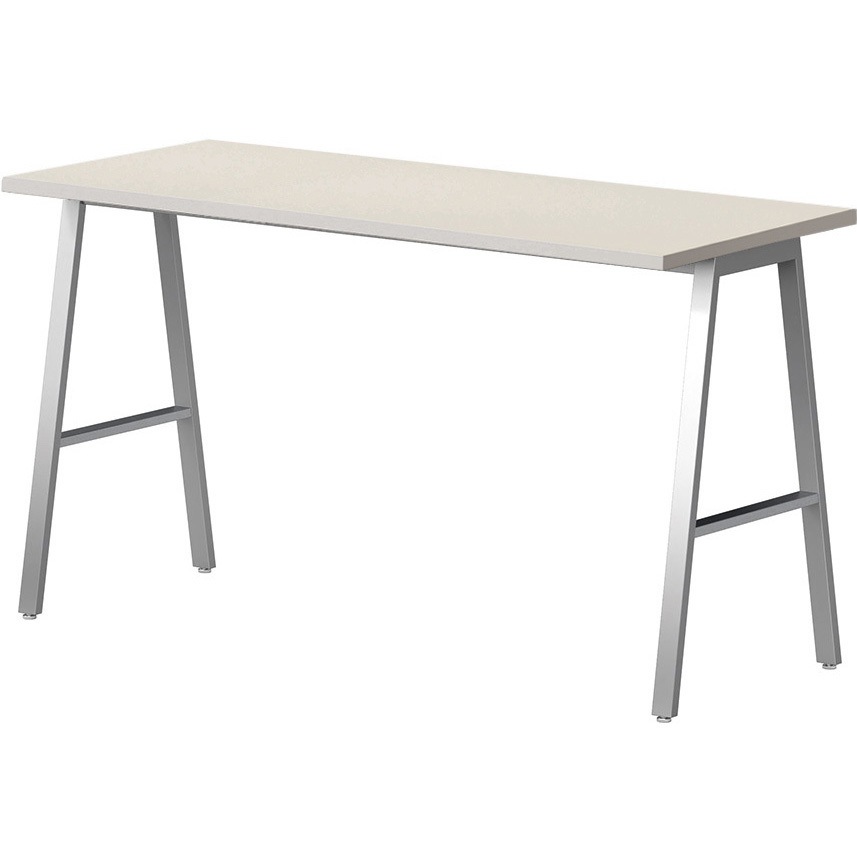 BSY-S1575H-WG ハイテーブル ニシキ工業 組立式 ホワイトグレイン色 高さ1000mm幅1500mm奥行750mm  BSY-S1575H-WG 42,887円