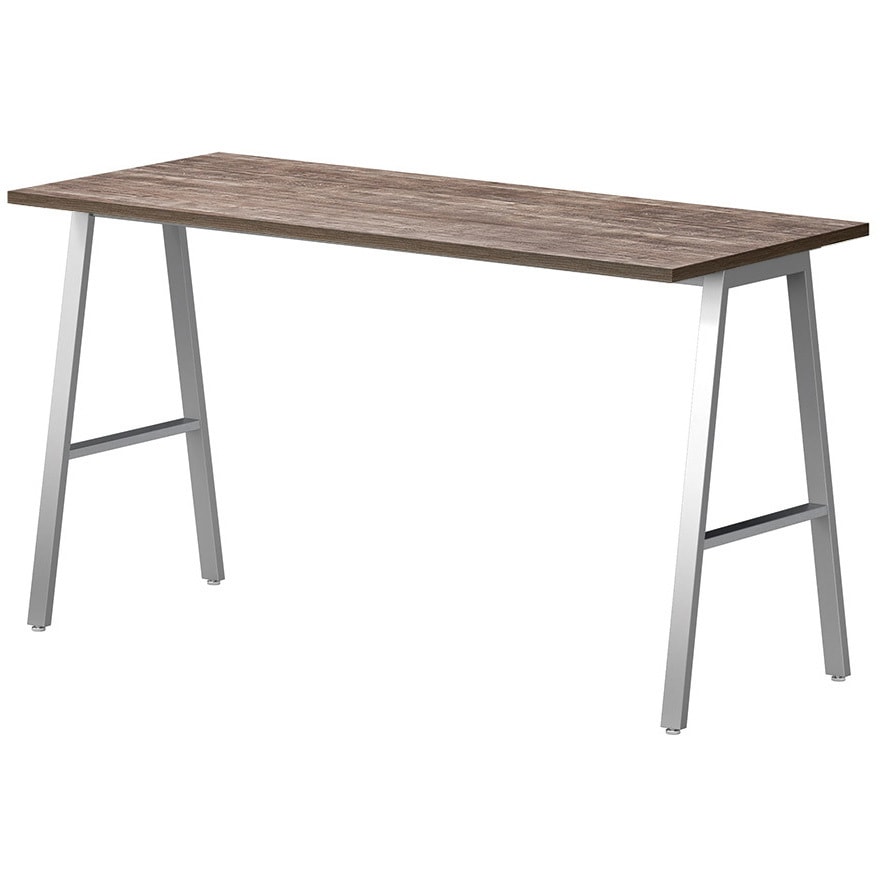 BSY-S1575H-SK ハイテーブル ニシキ工業 組立式 スミクロ色 高さ1000mm幅1500mm奥行750mm  BSY-S1575H-SK