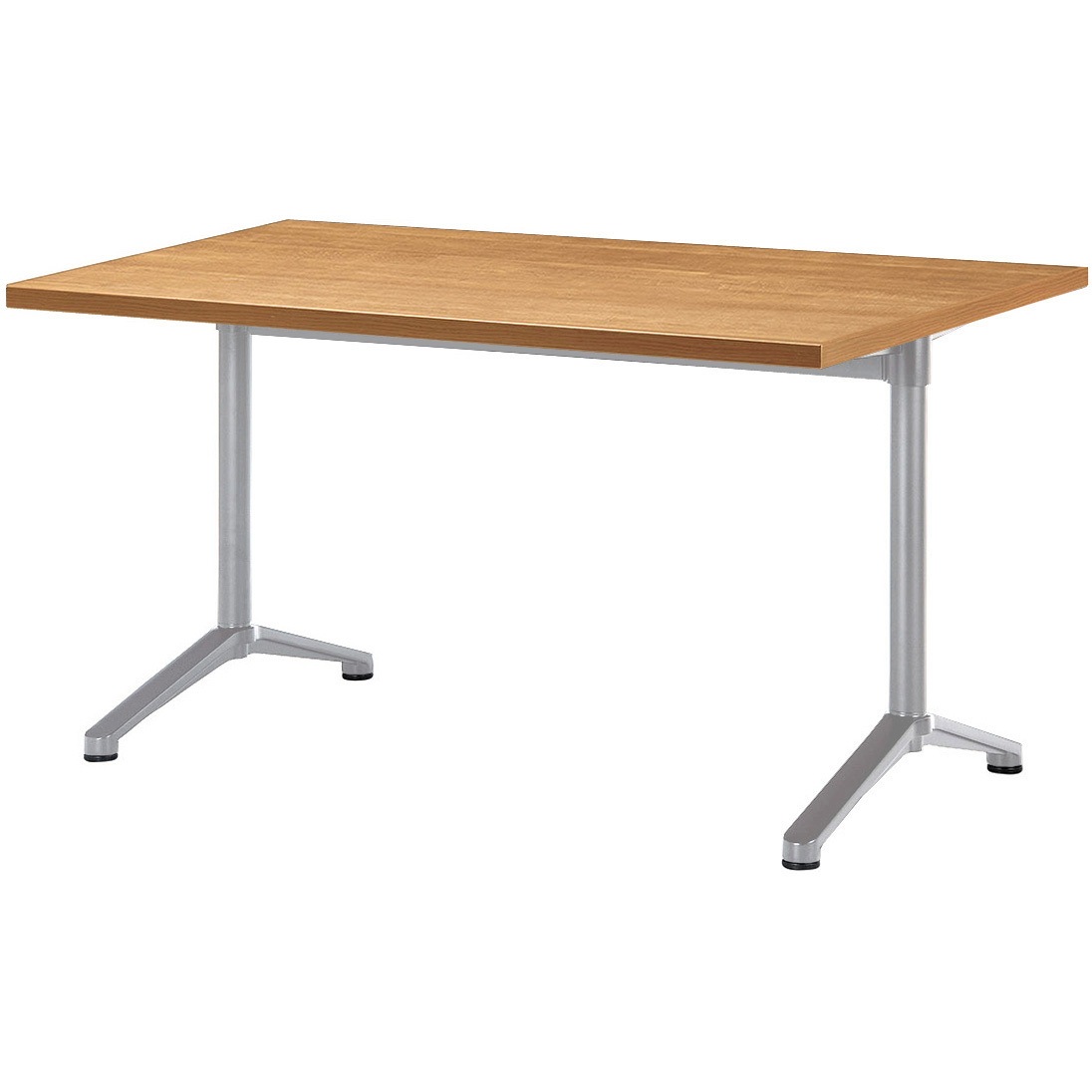 HD-S1275K-TB ミーティングテーブル ニシキ工業 組立式 ティンバー色 高さ700mm幅1200mm奥行750mm  HD-S1275K-TB