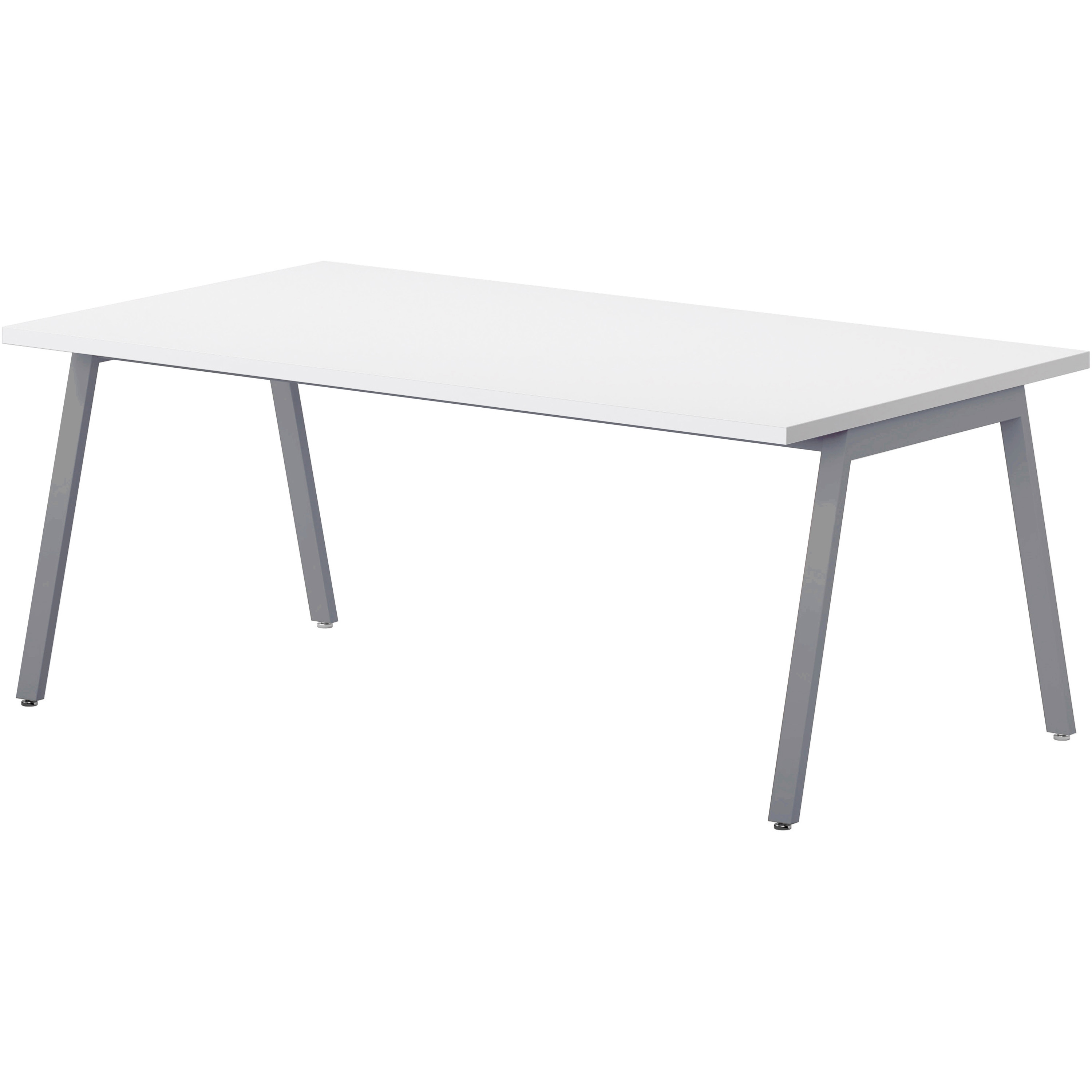 BSY-S1575-OW ミーティングテーブル ニシキ工業 オフホワイト色 組立式 高さ720mm幅1500mm奥行750mm  BSY-S1575-OW 40,937円