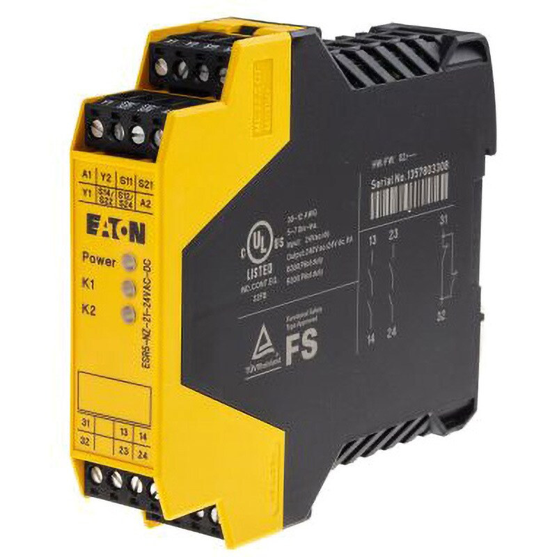 ESR5-NZ-21-24VAC-DC Eaton セーフティリレー EATON ねじ チャンネル数2 1個 ESR5-NZ-21-24VAC-DC  - 【通販モノタロウ】