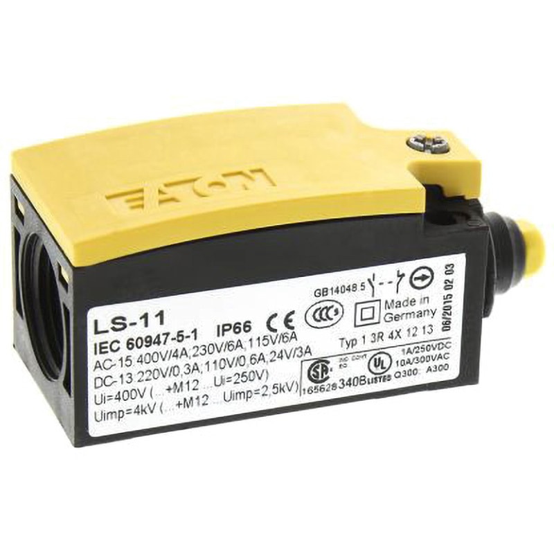 LS-11 Eaton リミットスイッチ プランジャ EATON(イートン) LS-Titanシリーズ アクチュエータの種類Plunger IP66， IP67 ターミナルタイプScrew NO/NC  1個 LS-11