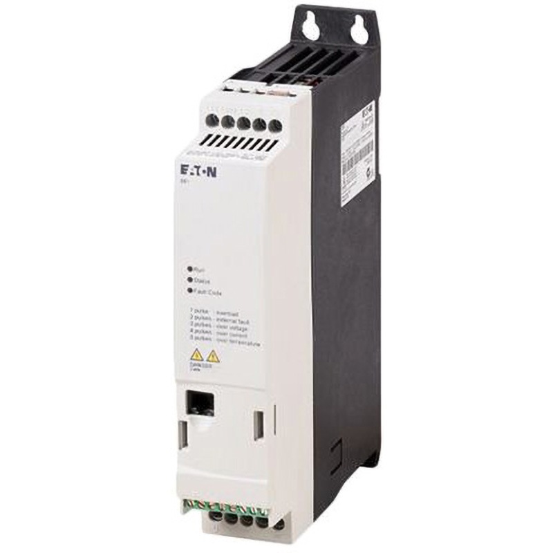 DE1-121D4FN-N20N Eaton 可変速スタータ PowerXL DE1 230V ac EATON(イートン) IP20 許容入力0.25kW  1個 DE1-121D4FN-N20N