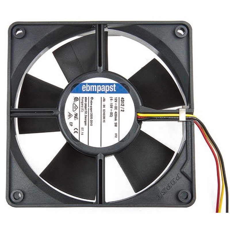 4312R ebm-papst 軸流ファン (4300シリーズ) EBM PAPST 幅119mm奥行32mm高さ119mm