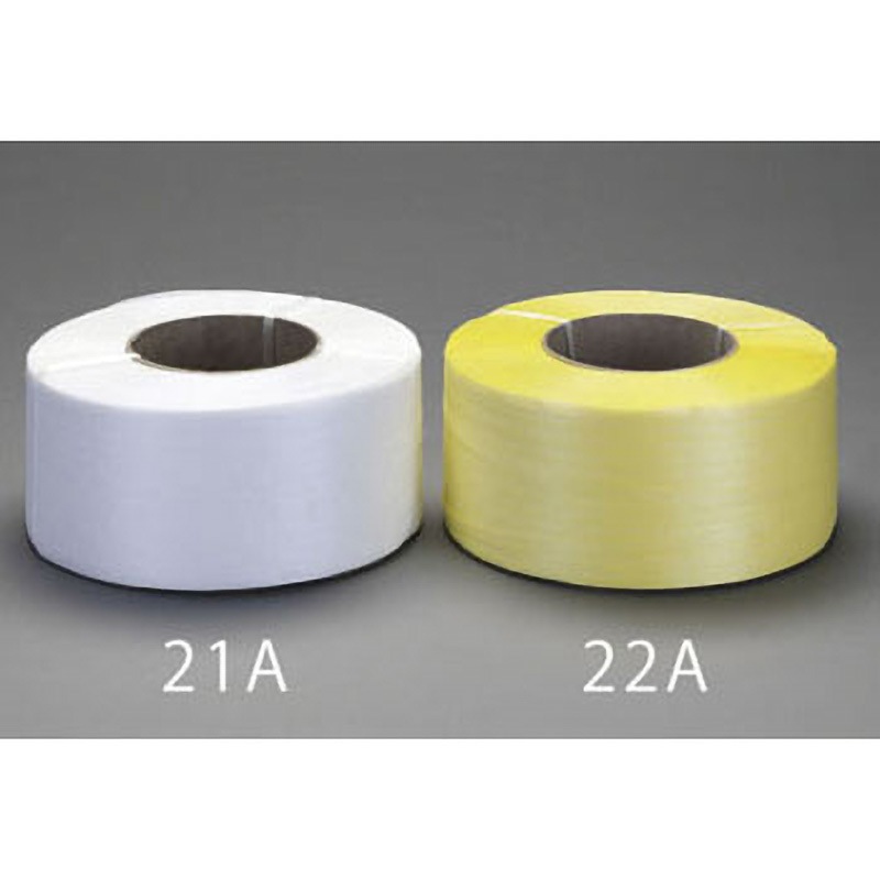 EA628PL-22A 15.0mmx2500m PPバンド(紙管付/黄) エスコ 1個 EA628PL-22A 8,051円