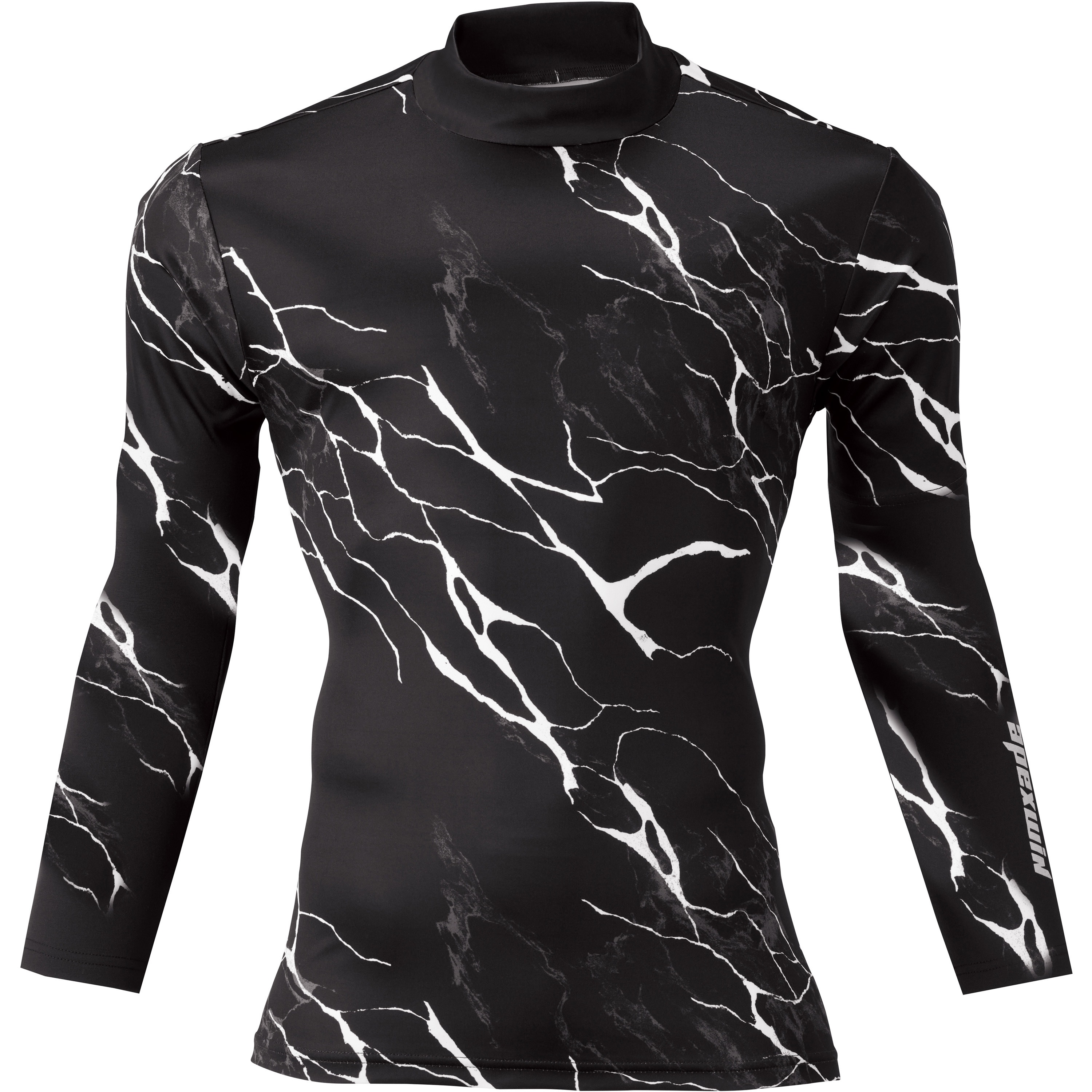 46615 発熱モックネック アタックベース 長袖シャツ 混率ポリエステル