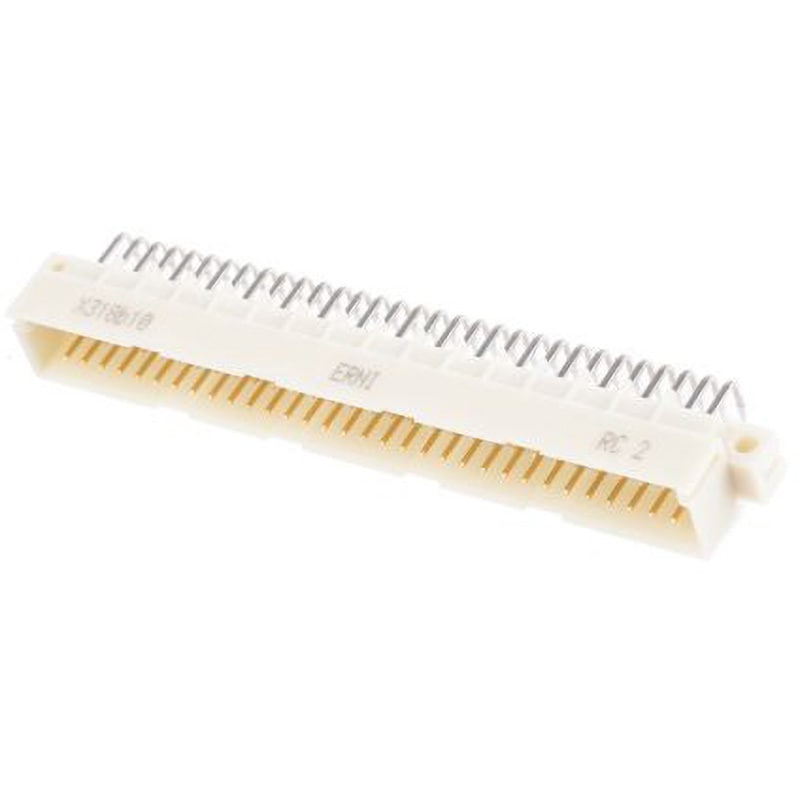 384617 DIN41612コネクタ オス ERNI 2.54mm ピッチ ERNI ERNIPRESSシリーズ タイプC コンタクト数64 行数3  1セット(30個)