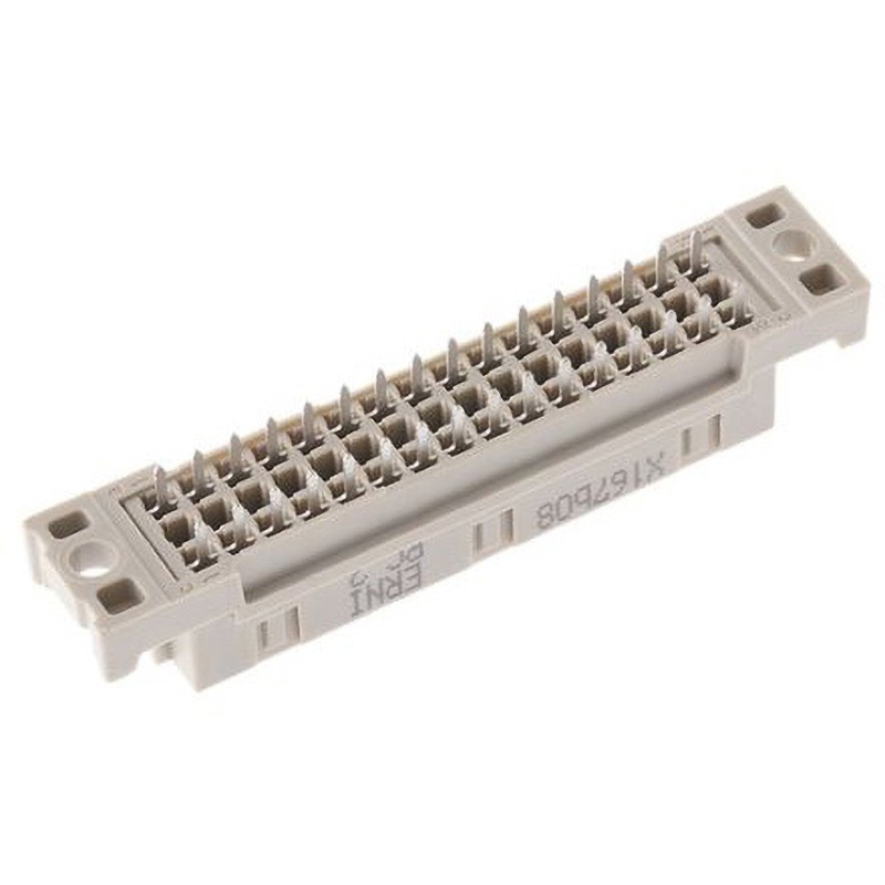 254893 DIN41612コネクタ メス ERNI 2.54mm ピッチ ERNI タイプC / 2 コンタクト数32 ストレート スルーホール  1セット(62個)