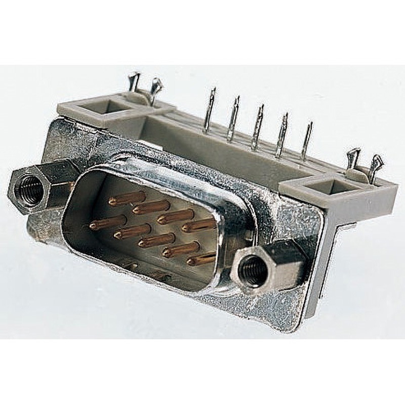 23226 D-Subコネクタ ERNI オス ERNI ライトアングル コンタクト数9 ピッチ2.84mm長さ30.8mm 1セット(25個) 18,485円