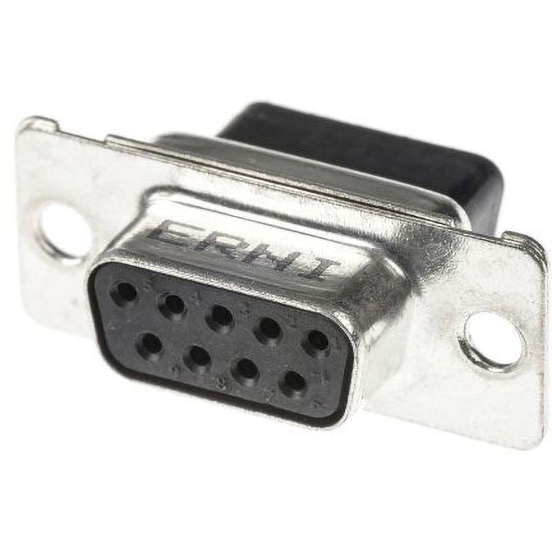 3552 D-Subコネクタ ERNI メス ERNI ストレート コンタクト数9 ピッチ2.84mm長さ30.8mm 1セット(35個)
