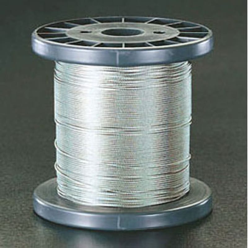 EA628SR-160 6.0mm x100m/7x 7 ワイヤーロープ(ステンレス製) 1個 エスコ 【通販モノタロウ】