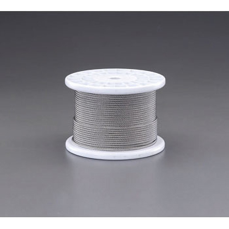 EA628SR-2.5 2.5mmx100m/7x19 ワイヤーロープ(ステンレス製) 1個 エスコ 【通販モノタロウ】