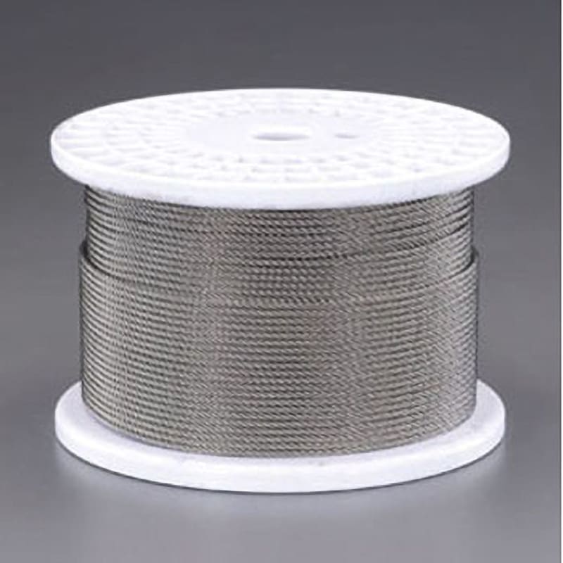 EA628SR-40 4.0mmx200m/7x19 ワイヤーロープ(ステンレス製) 1個 エスコ 【通販モノタロウ】