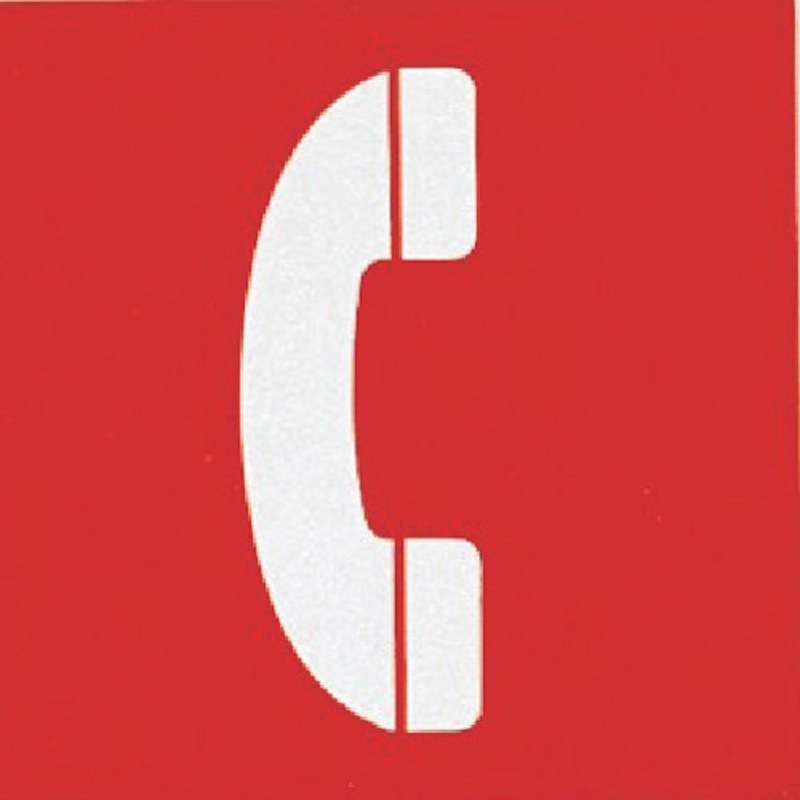 ES1620-8 サインプレート 公衆電話 光 粘着テープ取付 軟質ビニール