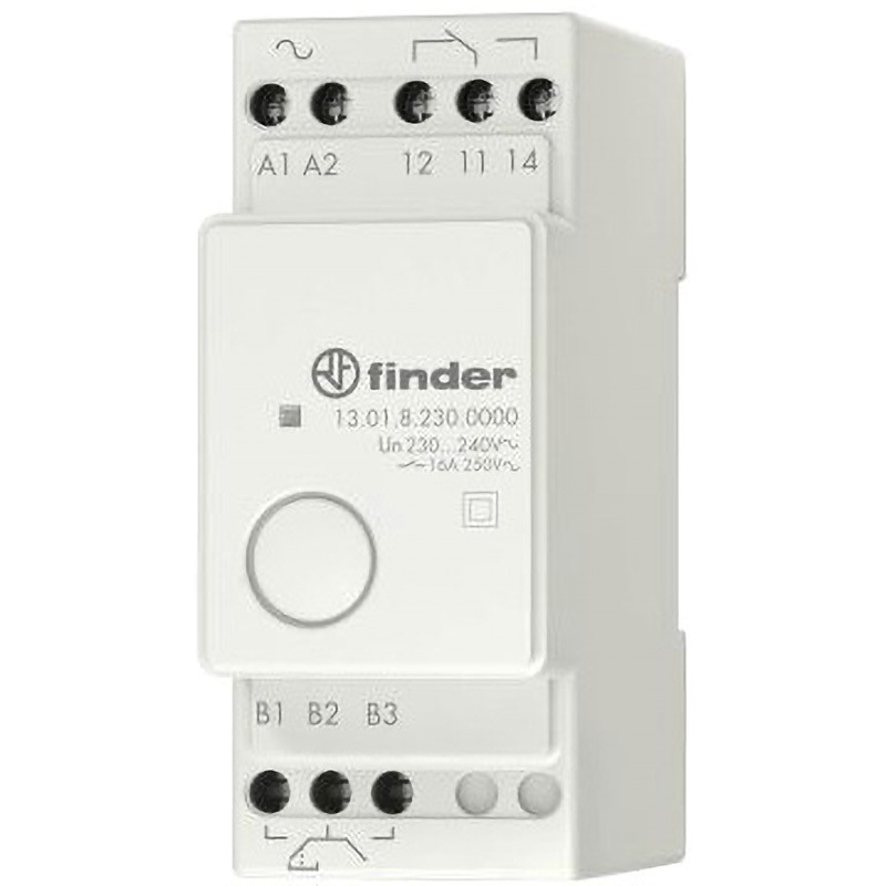 13018230 Finder リレー DIN Rail 13 Series FINDER ねじ端子 SPDT 接点最大許容電流30(120A-5ms) 16A