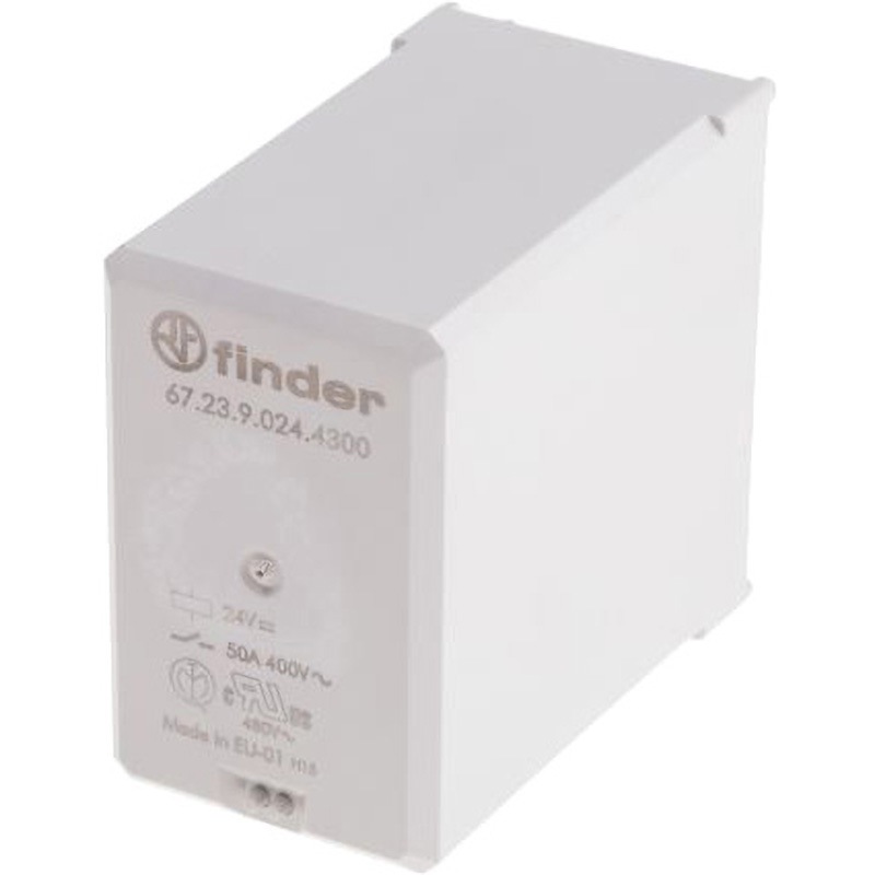 67.23.9.024.4300 Finder リレー 基板実装 67 Series FINDER 3PST-NO PCBマウント 150A