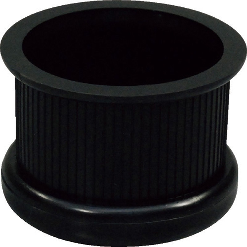 B-BE-0-362 イス脚キャップバラ 光 黒色  1箱(200個) B-BE-0-362