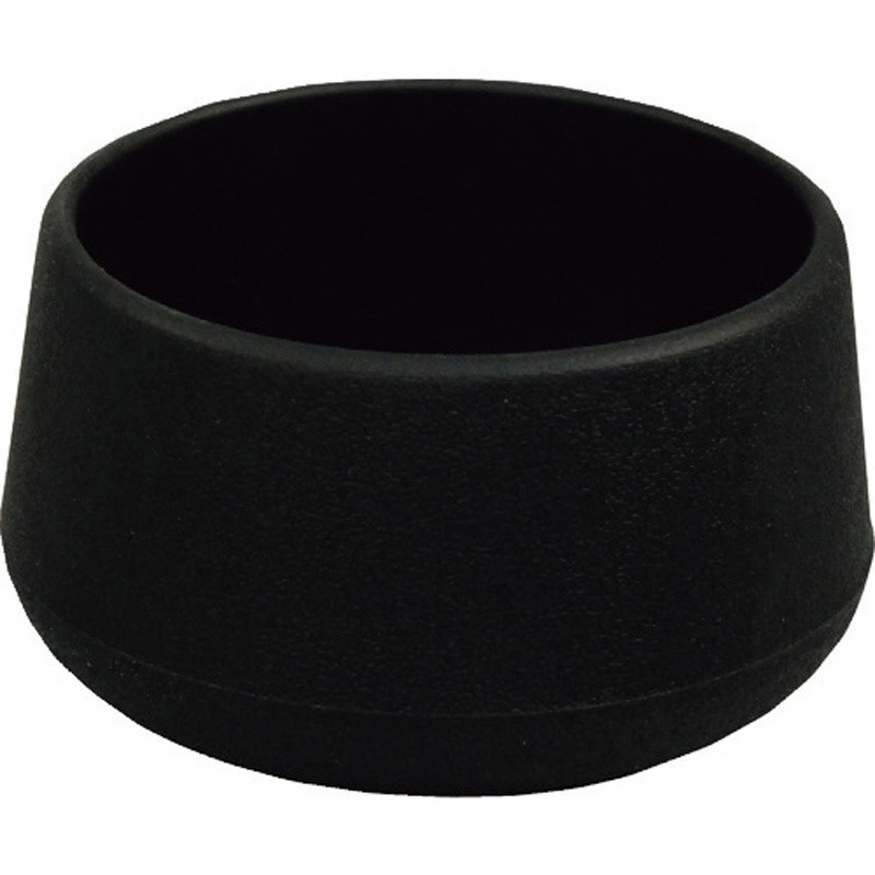 B-BE-0-602 イス脚キャップバラ 光 黒色  1箱(50個) B-BE-0-602