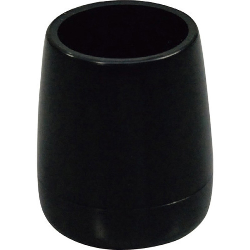B-BE-8-182 イス脚キャップバラパイプ用 光 黒色