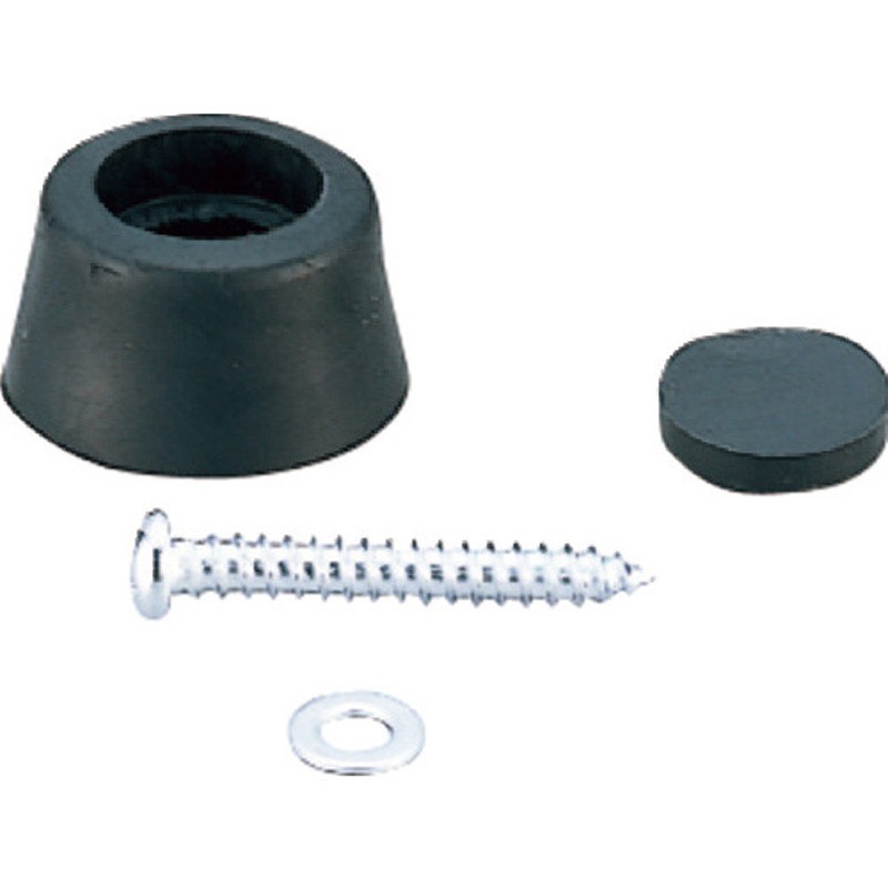 B-GD-11-1 ゴムクッション戸当り黒 バラタイプ 光 高さ11mm 1箱(100個) B-GD-11-1 6,558円