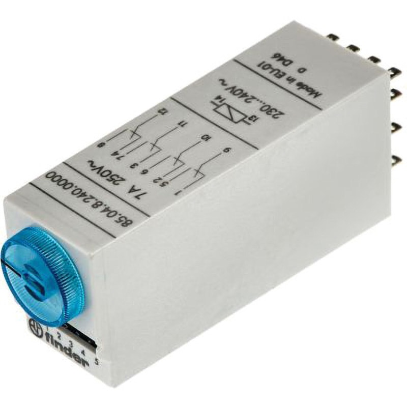 85.04.8.240.0000 Finder 遅延リレー オンディレー マルチ動作 プラグイン 1個 FINDER 【通販モノタロウ】