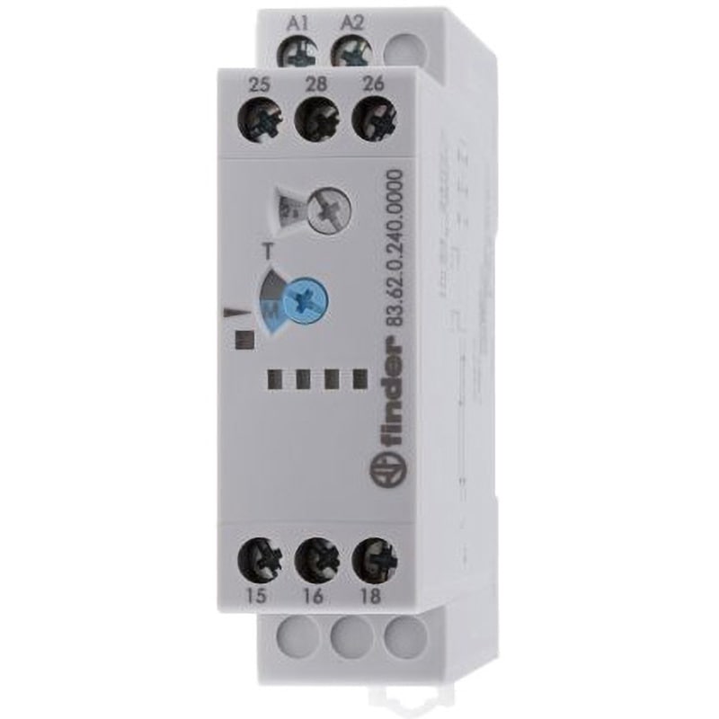 83.62.0.240.0000 Finder 遅延リレー 電源オフディレー シングル動作 DINレール 1個 FINDER 【通販モノタロウ】