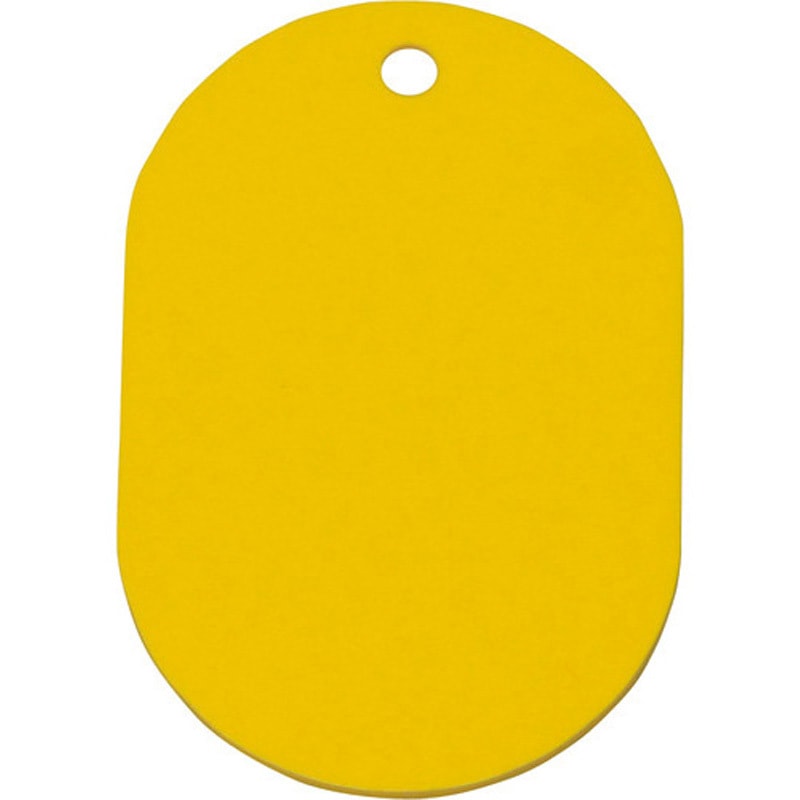 KF20-5 エンビ小判札 KF20 光 厚さ1mm縦45mm横30mm 1箱(100枚)