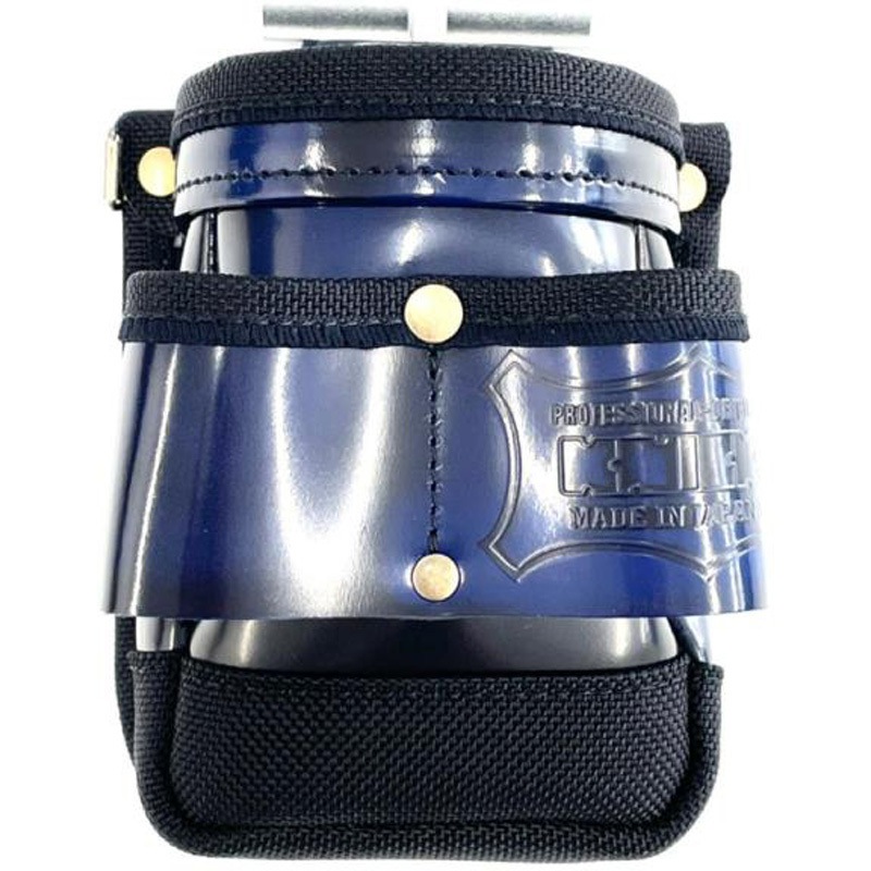 knicks ニックス アドバンガラス革 ブルー 腰道具 アルミ プレート 金具 アドバンガラス革VA小物腰袋(アルミ背板補強) ニックス(KNICKS