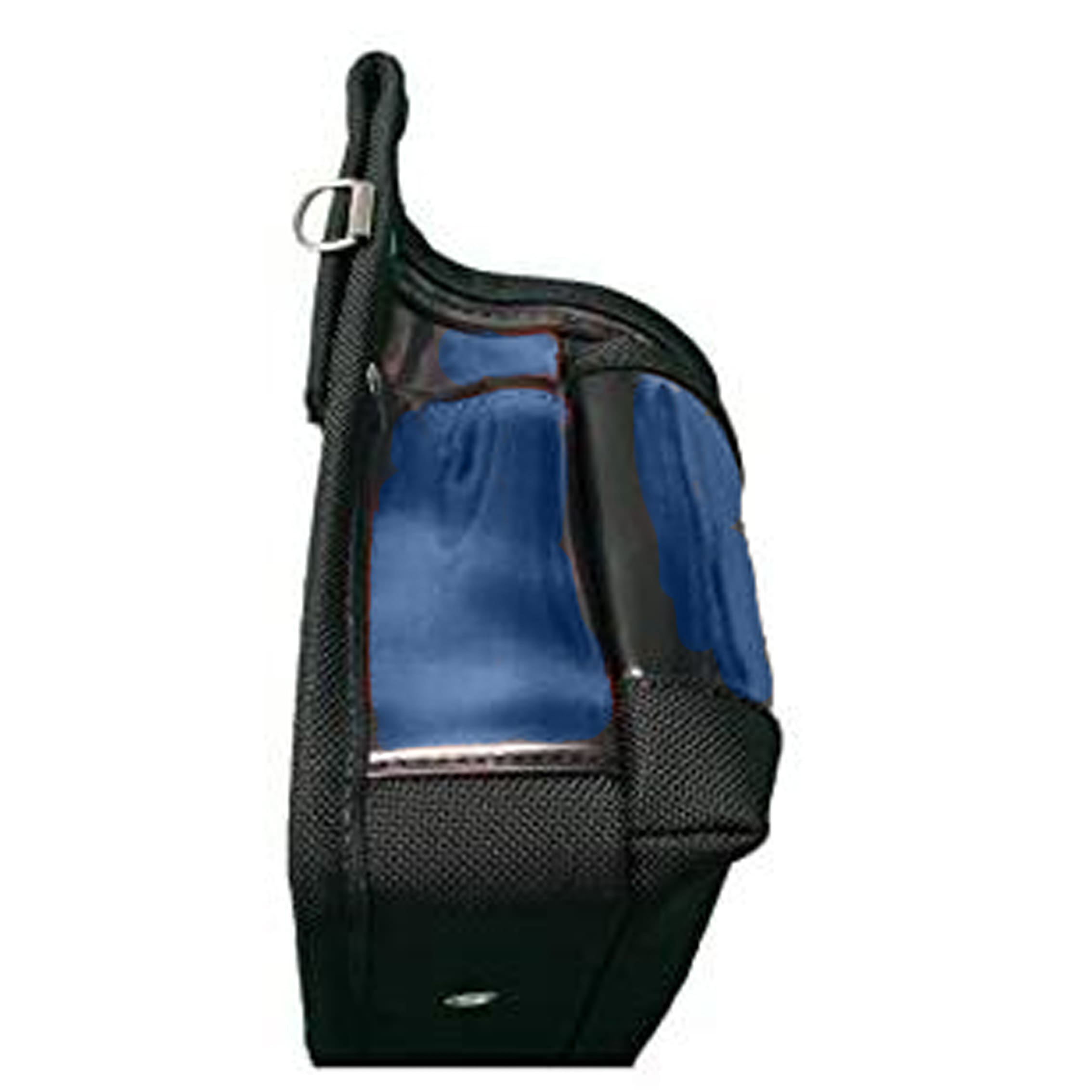 ADV-201TB-BL 鳶職向仕様ツーウェイタイプアドバンガラス革2段腰袋(青