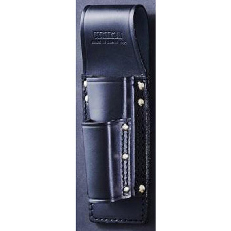 KB-201PA ポンププライヤー・ペンチホルダー ニックス(KNICKS) 台部表皮二重皮縫 ブラック色 寸法230×75mm  KB-201PA