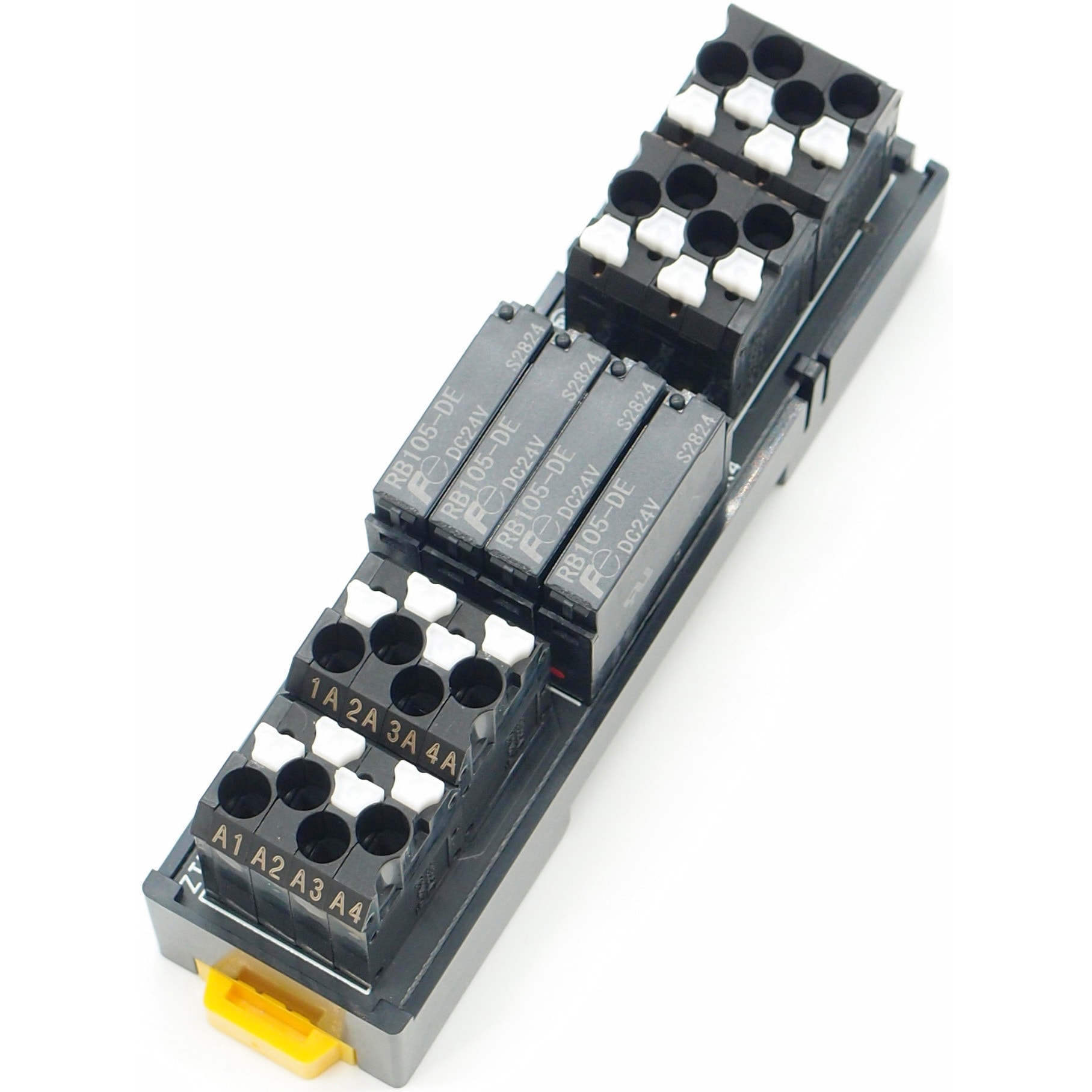 ZIFR4-D02CPS プッシュイン式4点リレーユニット 1個 東朋