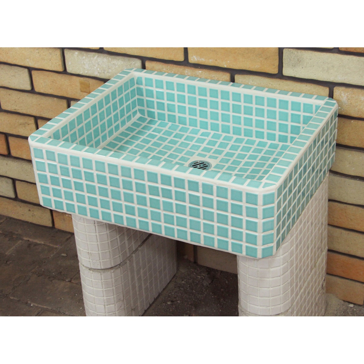 nagasi-kaku-225k-etm-018 昭和レトロ流し台角型単色 1セット 玉川窯業 【通販モノタロウ】