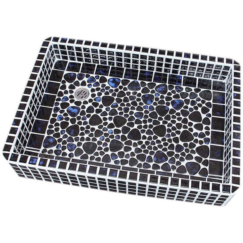 nagasi-senmendai-m-etm-071tm ガーデンパンMサイズETM床部玉石使用 1セット 玉川窯業 【通販モノタロウ】