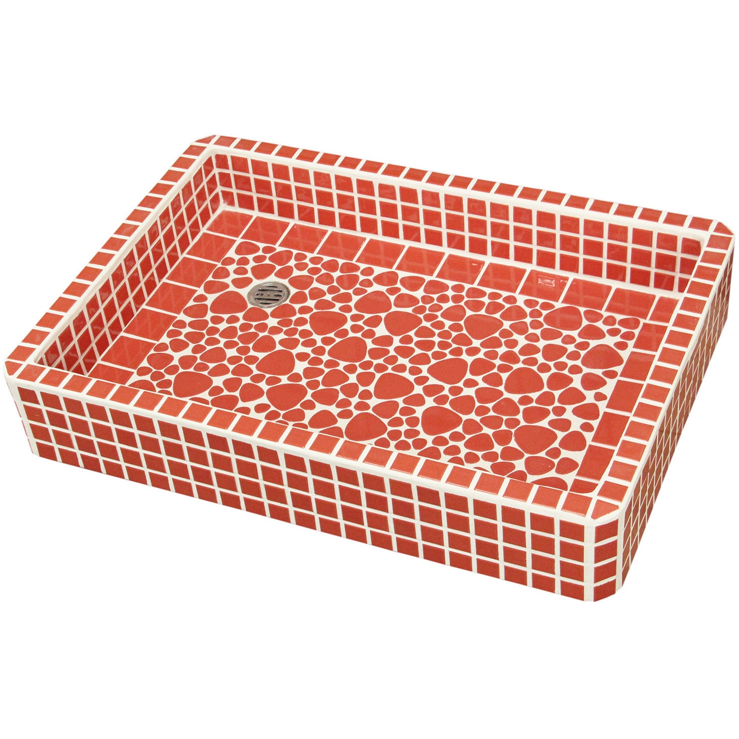 nagasi-senmendai-m-etm-086tm ガーデンパンMサイズETM床部玉石使用 1セット 玉川窯業 【通販モノタロウ】