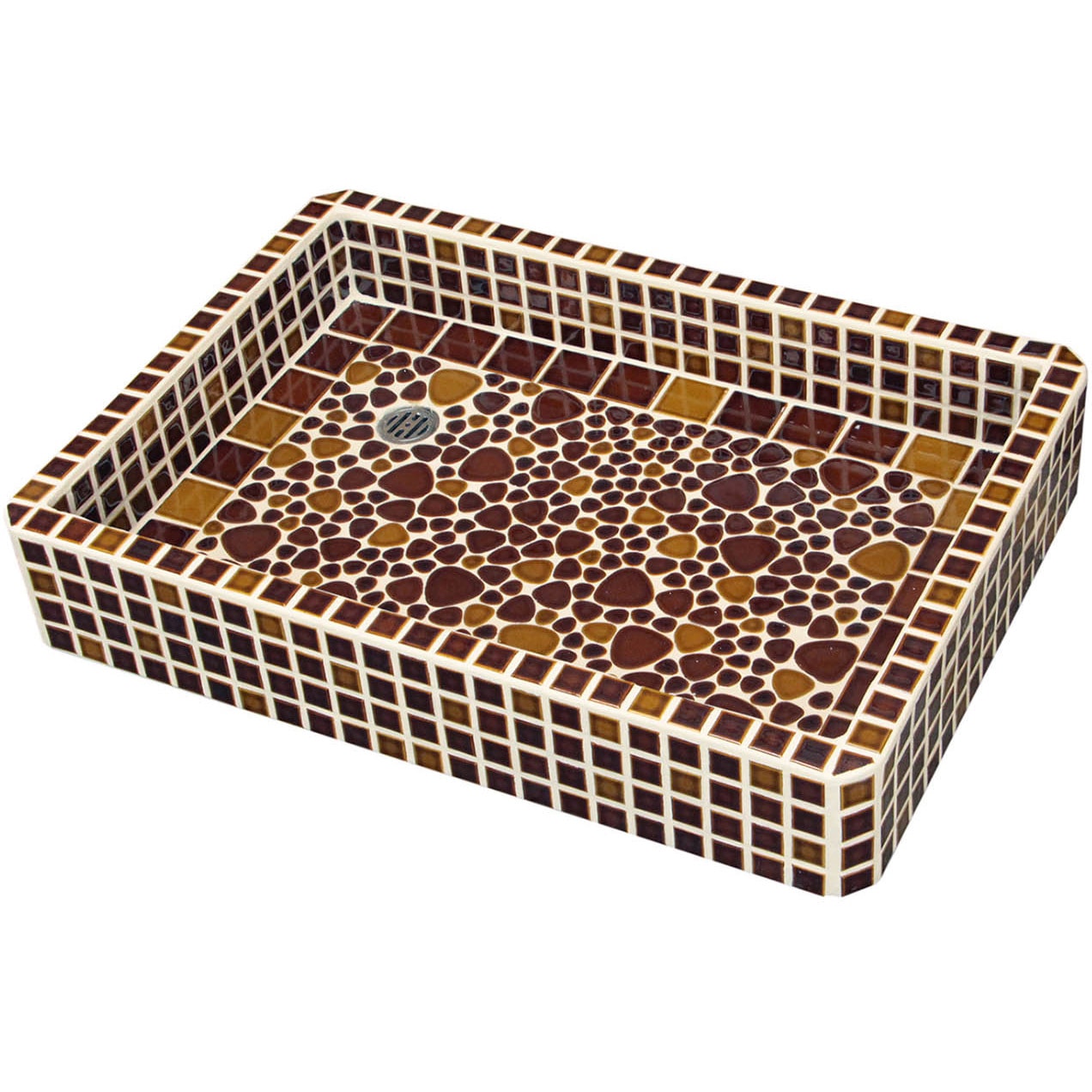 nagasi-senmendai-m-etm-206tm ガーデンパンMサイズETMMIX床部玉石使用 1セット 玉川窯業 【通販モノタロウ】 29,237円