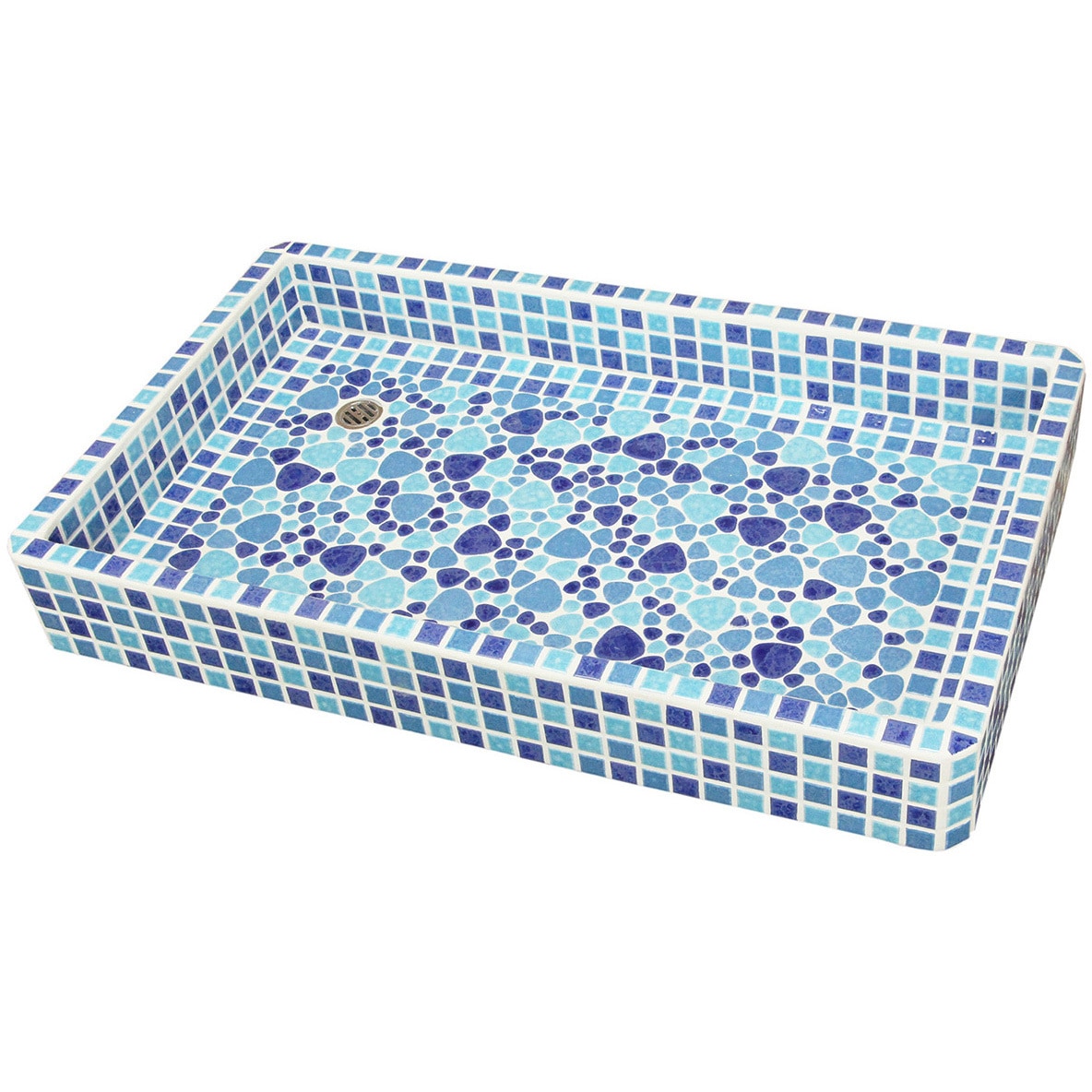 nagasi-senmendai-l-mix4tm ガーデンパンLサイズETM床部玉石使用 1セット 玉川窯業 【通販モノタロウ】