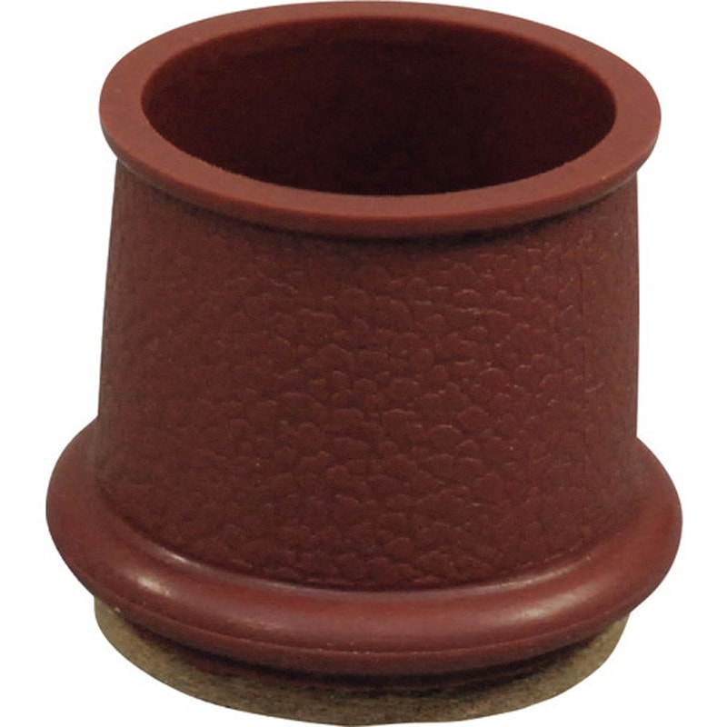 B-FF-2730C フェルト付フリーサイズ脚キャップ 光 茶色  1箱(100個) B-FF-2730C