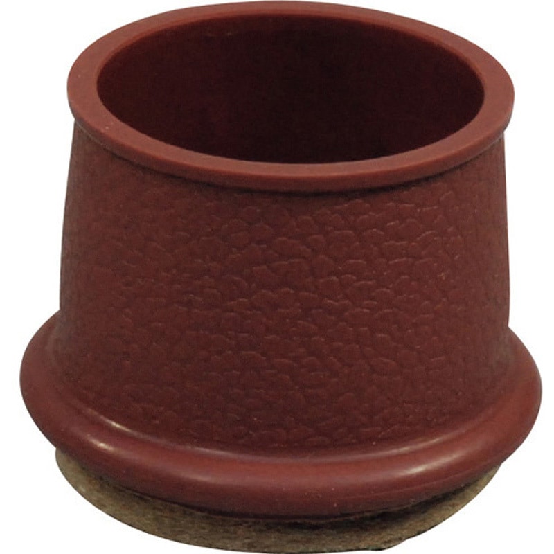 B-FF-3235C フェルト付フリーサイズ脚キャップ 光 茶色  1箱(100個) B-FF-3235C