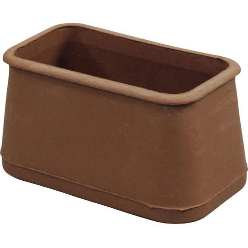 B-FF-3563C フェルト付フリーサイズ脚キャップ 光 茶色  1箱(100個) B-FF-3563C