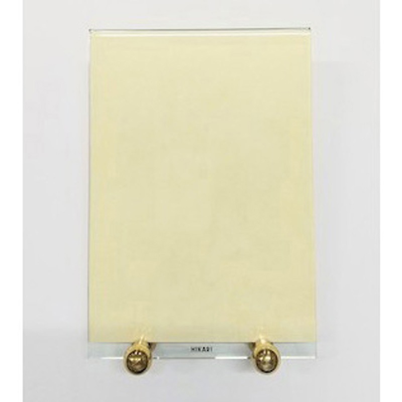 M-52-1 メニュー立て真鍮ゴールド台 光 1箱(5個) M-52-1