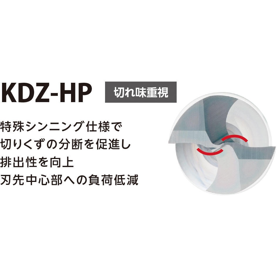 京セラ 高性能 新フラットドリル KDZーHP(ショート) KDZ0260X1